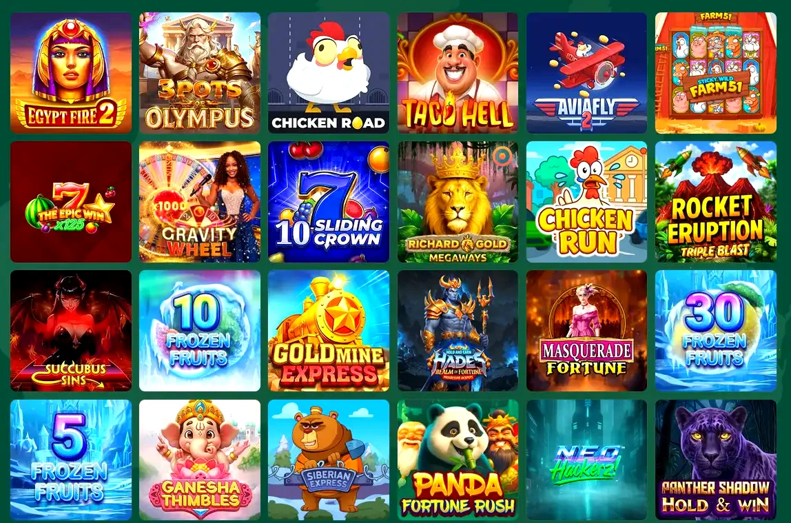 Interface du casino Twin en ligne